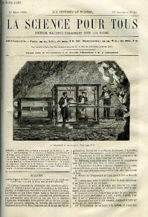 Image du vendeur pour La science pour tous n 17 - La mtorologie et les forts, Conservation et restauration des clichs photographiques, Le mois de fvrier dans les annes bissextiles, Les fourmilires par le vicomte de Lapasse, Statistique monumentale de la Drome par Louis mis en vente par Le-Livre