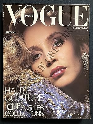 VOGUE PARIS-N°649-SEPTEMBRE 1984-JERRY HALL