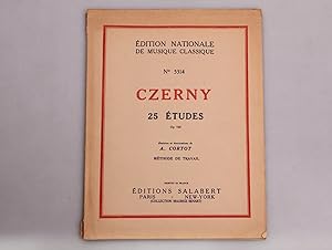CZERNY 25 ÉTUDES. Op. 748