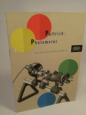 Imagen del vendedor de Pulfrich-Photometer fr klinische Kolorimetrie a la venta por ANTIQUARIAT Franke BRUDDENBOOKS