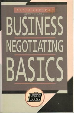 Seller image for Business Negotiating Basics for sale by Goulds Book Arcade, Sydney