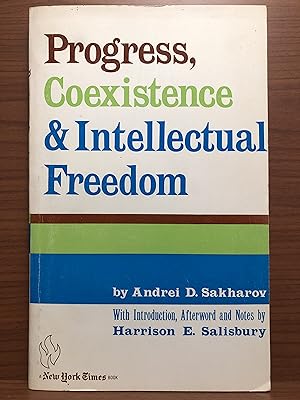 Bild des Verkäufers für Progress, Coexistence and Intellectual Freedom zum Verkauf von Rosario Beach Rare Books