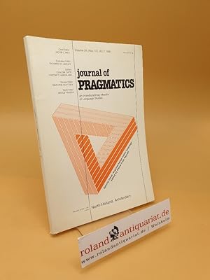 Seller image for Journal of Pragmatics ; An Interdisciplinary Monthly of Language Studies ; Volume 24, Nos. 1/2, July 1995 for sale by Roland Antiquariat UG haftungsbeschrnkt