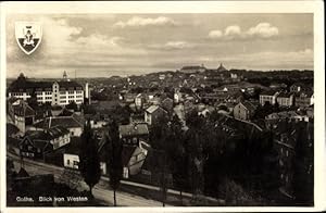 Bild des Verkufers fr Ansichtskarte / Postkarte Gotha in Thringen, Gesamtansicht, Blick von Westen zum Verkauf von akpool GmbH