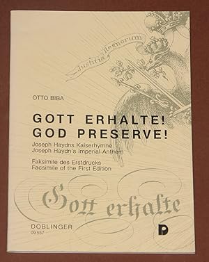 Bild des Verkufers fr Gott erhalte! God preserve! Joseph Haydns Kaiserhymne - Faksimile des Erstdrucks 1797 zum Verkauf von Rmpelstbchen