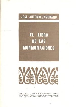 Imagen del vendedor de El libro de las murmuraciones . a la venta por Librera Astarloa