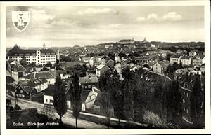 Bild des Verkufers fr Ansichtskarte / Postkarte Gotha in Thringen, Gesamtansicht, Blick von Westen zum Verkauf von akpool GmbH