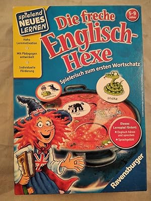 Bild des Verkufers fr Die freche Englisch-Hexe - Spielerisch zum ersten Wortschatz [Lernspiel]. Achtung: Nicht geeignet fr Kinder unter 3 Jahren. zum Verkauf von KULTur-Antiquariat