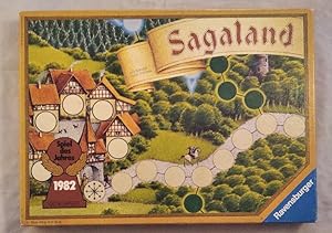 Sagaland (alte Version - orangener Karton)[Brettspiel]. Spiel des Jahres 1982. Achtung: Nicht gee...