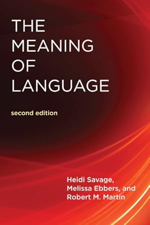 Seller image for Meaning of Language for sale by GreatBookPrices