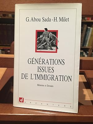 Image du vendeur pour GNRATIONS ISSUES DE L'IMMIGRATION-Memoires et devenirs mis en vente par Antigua Librera Canuda