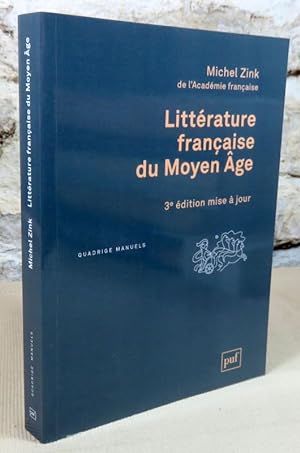 Bild des Verkufers fr Littrature franaise du moyen age. zum Verkauf von Latulu