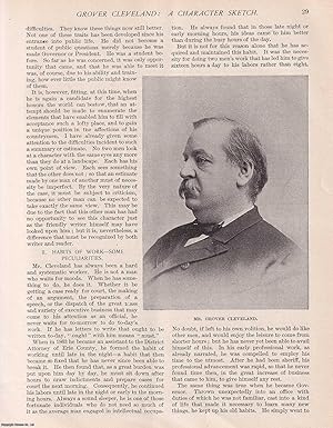 Image du vendeur pour Grover Cleveland : A Character Sketch. An original article from the American Review of Reviews, 1892. mis en vente par Cosmo Books