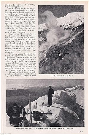 Seller image for Ski-Ing across Volcanoes, Tongariro in New Zealand. An uncommon original article from the Wide World Magazine, 1938. for sale by Cosmo Books