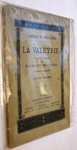 Immagine del venditore per (P1) LA VALKYRIE - RICHARD WAGNER venduto da UNIO11 IMPORT S.L.