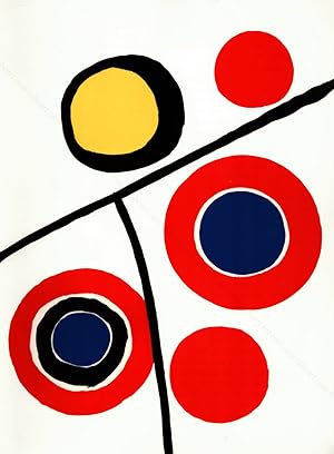 COMPOSITION IX (lithographie originale d'Alexander CALDER).