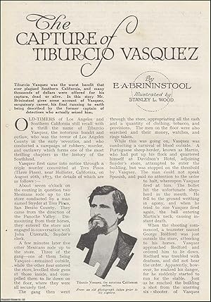 Seller image for The Capture of Tiburcio Vasquez, the worst bandit that ever plagued Southern California. Attractively illustrated by Stanley L. Wood. An uncommon original article from the Wide World Magazine, 1920. for sale by Cosmo Books
