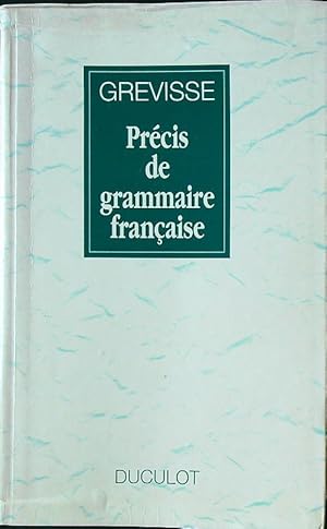 Image du vendeur pour Precis de grammaire francaise mis en vente par Librodifaccia