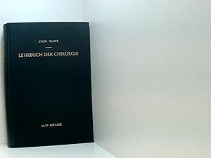Bild des Verkufers fr Lehrbuch der Chirurgie zum Verkauf von Book Broker