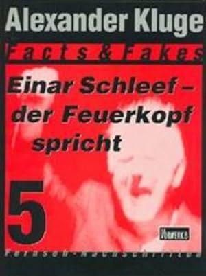 Seller image for Einar Schleef - der Feuerkopf speicht for sale by Smartbuy