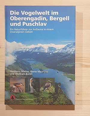 Bild des Verkufers fr Die Vogelwelt im Oberengadin, Bergell und Puschlav : ein Naturfhrer zur Avifauna ein einem inneralpinen Gebiet. Hermann Mattes, Remo Maurizio und Wolfram Brkli. Schweizerische Vogelwarte Sempach. [Weitere Beitr. und Mitarb. Bruno Badilatti .] zum Verkauf von BuchKultur Opitz