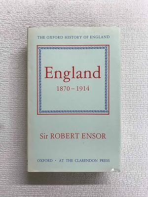 Seller image for The Oxford History of England. Vol. XIV. England 1870-1914 for sale by Campbell Llibres
