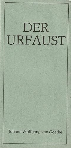 Seller image for Programmheft Johann Wolfgang von Goethe DER URFAUST Spielzeit 1983 / 84 Heft 7 for sale by Programmhefte24 Schauspiel und Musiktheater der letzten 150 Jahre