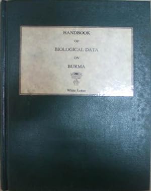Imagen del vendedor de Handbook of Biological Data on Burma a la venta por SEATE BOOKS