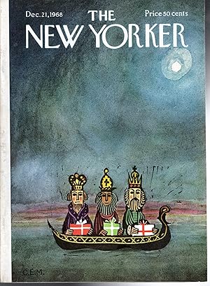 Imagen del vendedor de The New Yorker (Magazine) Deember 21, 1968 a la venta por Dorley House Books, Inc.