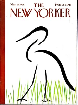 Imagen del vendedor de The New Yorker (Magazine) March 23, 1968 a la venta por Dorley House Books, Inc.