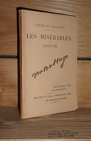 Image du vendeur pour LES MISERABLES - (Cosette) N 8 - L'Oeuvre De Victor Hugo - T188 mis en vente par Planet's books