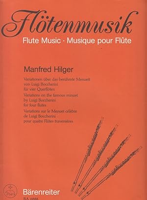 Variations on the Famous Minuet by Luigi Boccherini for Four Flutes - Score & Parts