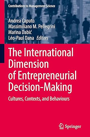 Bild des Verkufers fr The International Dimension of Entrepreneurial Decision-Making zum Verkauf von moluna