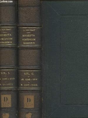 Seller image for Regesta Pontificum Romanorum Vol I + Vol II : Inde AB A. Post christum natum MCXCVIII ad A. MCCIV for sale by Le-Livre