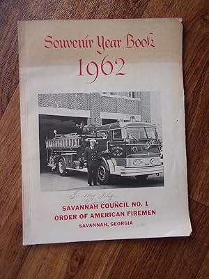 Savannah Fireman's Yearbook AUTOGRAPHED by Fire Chief Lonnie Evans