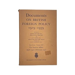 Imagen del vendedor de Documents On British Foreign Policy, 1919-1939, First Series, Volume XIV a la venta por Riveting Books