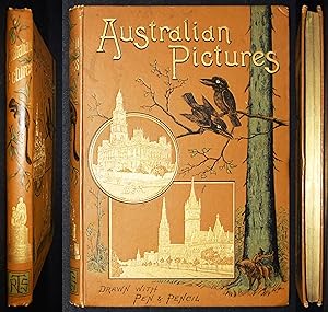 Australian pictures drawn with pen and pencil.