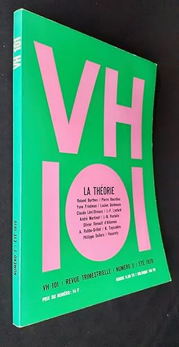 Bild des Verkufers fr VH 101 - n2 : La thorie - zum Verkauf von Le Livre  Venir