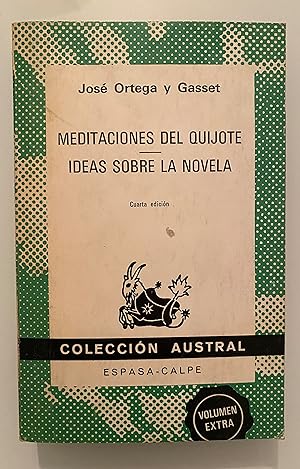 Meditaciones del Quijote. Ideas sobre la novela