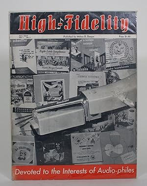 Bild des Verkufers fr High Fidelity, Vol. 1, No. 2: Fall 1951 zum Verkauf von Minotavros Books,    ABAC    ILAB
