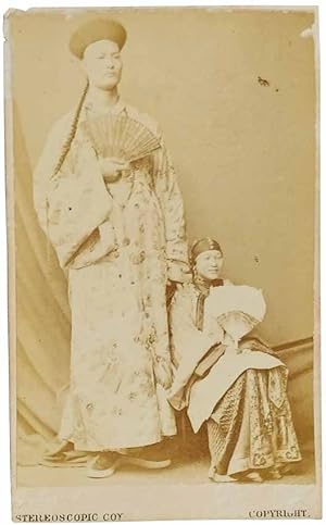 Chang-Yu-Sing - Famed Chinese Giant - Original Albumen CDV photograph