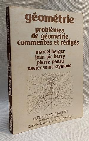 geometrie problemes de geometrie commentes et rediges