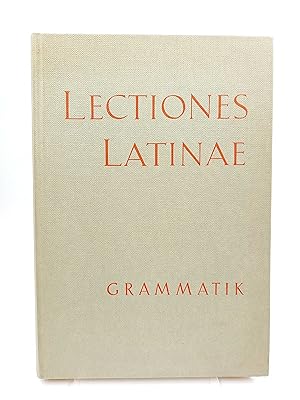 Imagen del vendedor de Lectiones Latinae - Grammatik Lateinisches Unterrichtswerk fr Gymnasien. Lateinische Grammatik a la venta por Antiquariat Smock