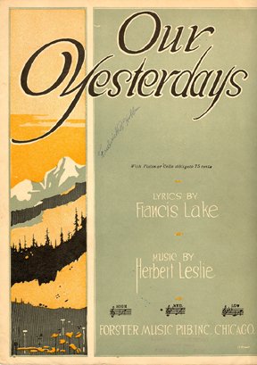 Seller image for Our Yesterdays for sale by Moneyblows Books & Music