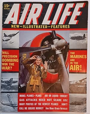 Seller image for AIR LIFE MAGAZINE, vol 1. no 1: "Will Precision Bombing Win the War?" March, 1943. for sale by Once Read Books