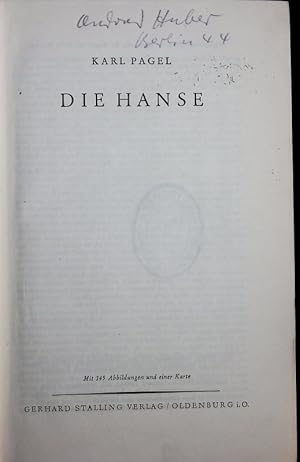 Bild des Verkufers fr Die Hanse. zum Verkauf von Antiquariat Bookfarm