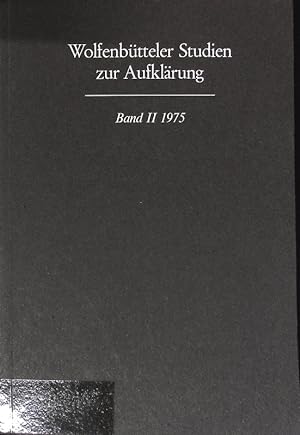 Wolfenbütteler Studien zur Aufklärung ; 2.