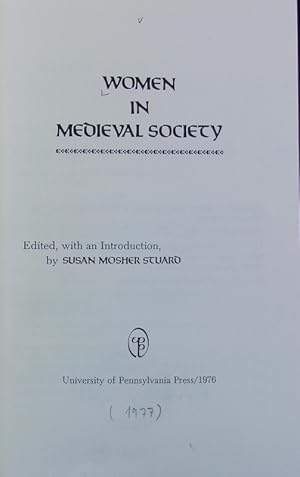 Women in medieval society. The middle ages.