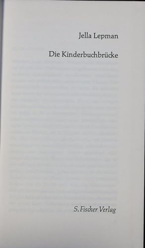 Seller image for Die Kinderbuchbrcke. for sale by Antiquariat Bookfarm