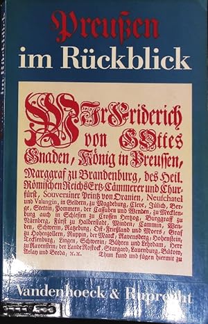 Preußen im Rückblick. Geschichte und Gesellschaft. Zeitschrift für Historische Sozialwissenschaft.